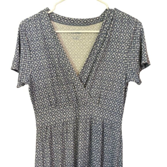 L.L. Bean Blue Casual Dress Small – Stretch Everyday Wear Comfortable - Picture 2 of 6